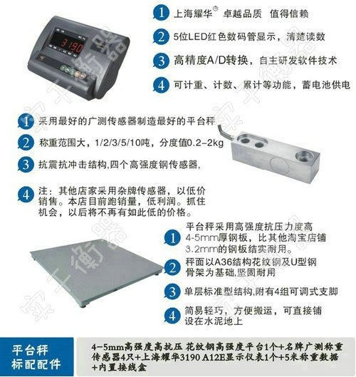 1吨不锈钢小地磅