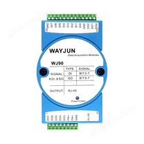 八路DI八路DO，开关量远程IO模块，Modbus TCP数据采集模块 WJ90