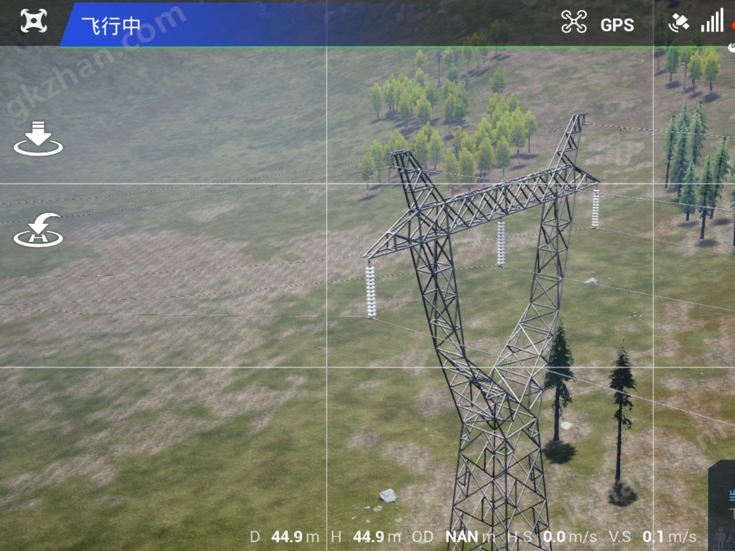 无人机电力巡检仿真2
